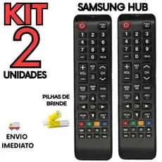 Controle Remoto Compatível com TV SMART SANSUNG HUB Ideal Para Substituir Controle Original