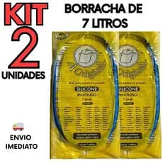 KIT 2 Borracha Panela de Pressão 7 Litros Silicone Universal – Reposição Vedação Envio Rápido