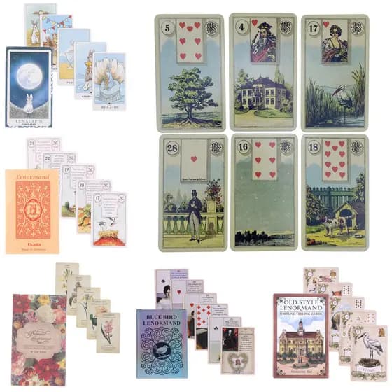 Jogo de tabuleiro de cartas de adivinhação rúnicas de grande formato, totalmente novo, adequado para reuniões familiares