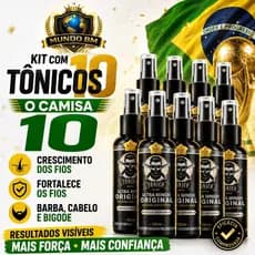 Tônico Capilar UltraDlust Original 120ml Para Barba, Cabelo e Bigode | O Camisa 10 do Crescimento da Barba e Cabelo