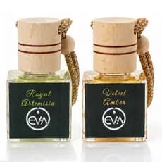 KIT 2 Cheirinho para Carro Eva Secret - Amadeirado Herbal, Aromatizador Automotivo Premium