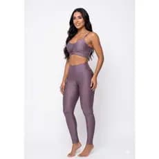 Conjunto Fitness Feminino Treino Academia Legging Cintura Alta e Regata