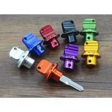 Cabeça Chave Decorativa Capa Chaveiro Acessório Do Carro Motocicleta Universal Modificado CNC Bit W6IE