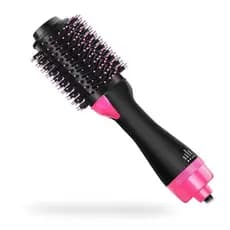 Escova Secadora Modeladora 3 em 1 Íon Cerâmica Seca Alisa Dá Volume no Cabelo 3 Níveis de Temperatura Bivolt