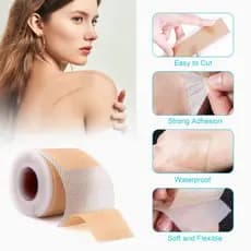 1/2 Fita Adesiva de Cor de Pele para Disfarçar Cicatrizes Tatuagens e Marcas de Nascença Autoadesiva2