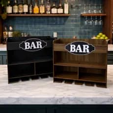 Bar Adega De Parede Porta Vinho Porta Garrafa Porta Taça Mdf Decoração