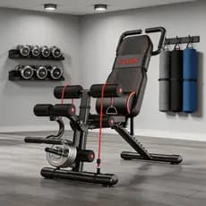 Banco Banqueta De Musculação E Academia Regulável carga 400KG 12x1 Reto Declinado Inclinado 9 Graus Para academia