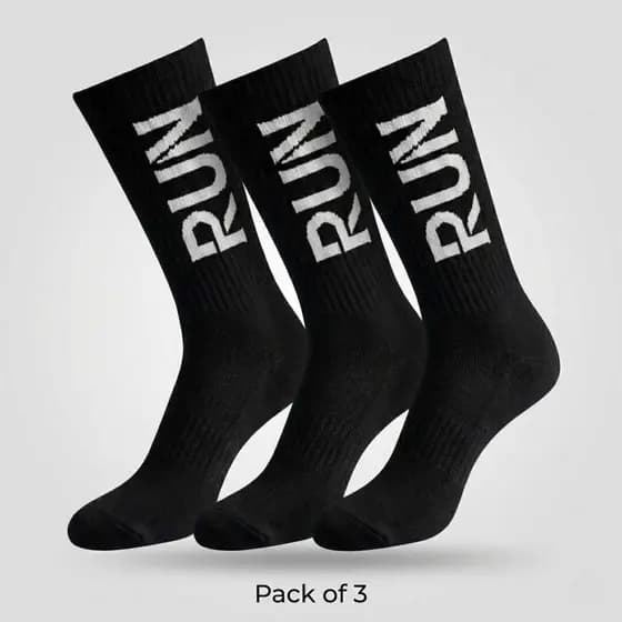 Meia Masculina Cano Alto Feminina Esportiva Para Corridas Caminhada Academia Kits 1 ,2 ou 3 Pares