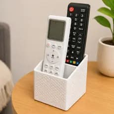Suporte Porta Controle Remoto Duplo Organizador Mesa TV Ar Condicionado Branco Preto Mais Vendido Envio Rápido