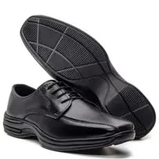Sapato Social Masculino Confort De Couro Legitimo Com Solado Elegante Costurado Premium