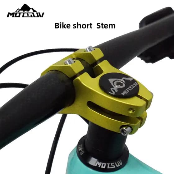 MOTSUV Mountain Bike guiador suporte oco riser gota rápida guiador suporte 31.8*45mm curto guiador riser