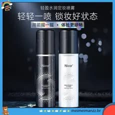 Spray de fixação de maquiagem de longa duração, Spray de fixação de maquiagem duradoura, à prova d'água, hidratante, sem