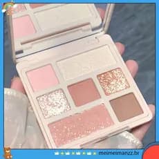 Xiaoyu Begonia Recomendado Paleta de sombras de sete cores Contorno Paleta multifuncional reduz o inchaço multicolorido