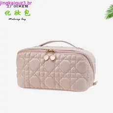 Saco cosmético feminino 2025 novo estilo portátil viagem portátil saco cosmético grande capacidade saco de armazenamento