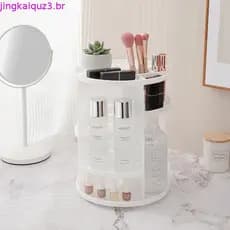 Original Organizador Cosmético Maquiagem Giratório Display 360 Ajustável Regulável