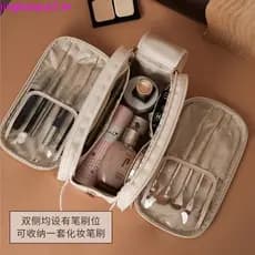 Saco cosmético feminino de grande capacidade portátil viagem 2026 novo estilo High-End pincel de maquiagem saco de armaz