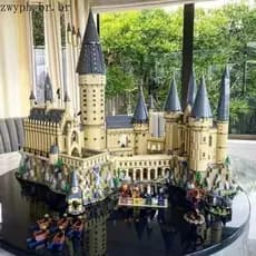 1000-5000PCS Bloco De Construção Do Castelo De Hogwarts Lego Harry Potter + Roma Colosseo Mini Tijolo Arquitetônico