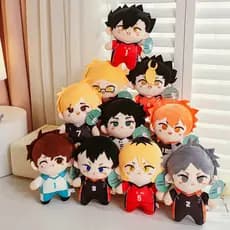 1pc 23cm brinquedos de pelúcia da série anime Haikyuu, bonecos de pelúcia dos personagens Hinata Shoyo, Tobio Kageyama e