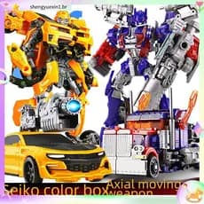 Robô De Alta Qualidade Transformers 5 Modelo/Guerreiro/Wasp/Brinquedo Optimus Prime/Bumblebee
