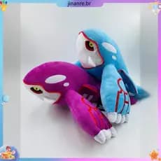37cm Anime Pokemon Figura Kyogre Pokémon Peluche Lendário Pelu