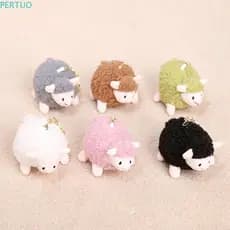 PORTSOUTLET Chaveiro De Pelúcia De Cordeiro Pequeno , Pingente De Algodão PP Gordinho , Brinquedo Kawaii