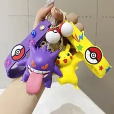 Novo Chaveiro de Boneco de Desenho Animado Pokémon Pikachu Electroweaver