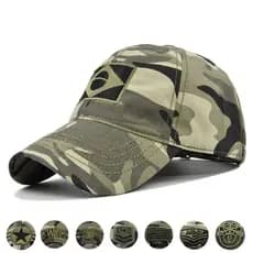 Boné de beisebol camuflado, boné masculino brasileiro de aba reta, boné trucker feminino e masculino, boné camuflado est