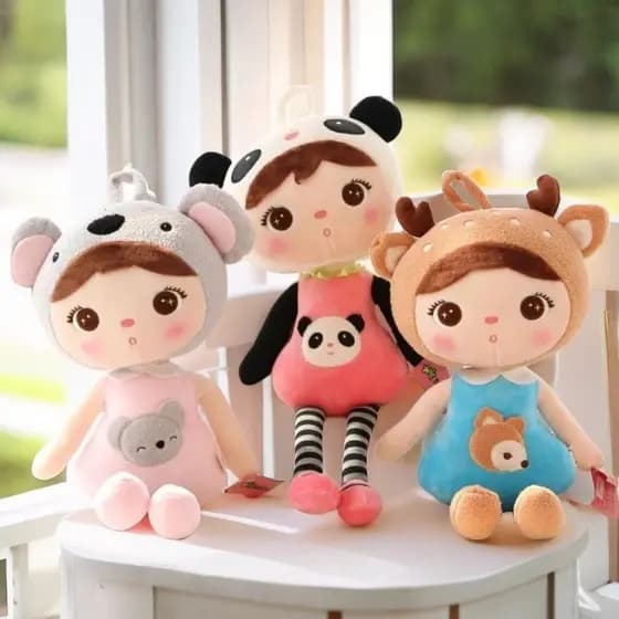Metoo Brinquedo de Pelúcia Fofo de Panda e Coala, Presente para Bebê, Boneca de Presente de Aniversário.
