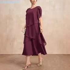 Saia longa feminina europeia americana, novo estilo, capa solta, camada de barriga, vestido de Chiffon