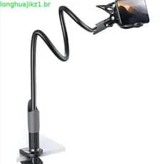 Suporte de Telefone Lcall Gooseneck para Cama - [lon Trançado] Braço Flexível, Comprimento Total de 38 polegadas, C