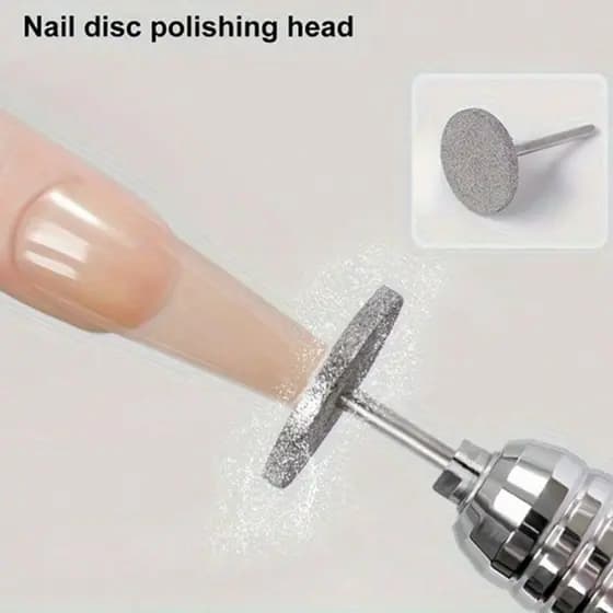1 Peça De Brocas Hipoalergênicas Para Unhas De Diamante , Discos De Moagem De Pedicure , Remoção De Calos , Mortos