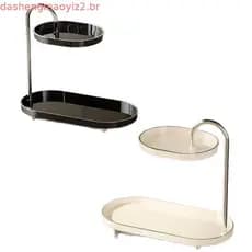 Bandeja De Armazenamento De Maquiagem Rack Organizador De Perfume Para Cuidados Com A Pele