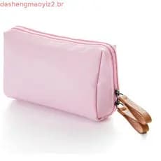 Bolsa de Maquiagem para Bolsa, Nécessaire de Maquiagem, Bolsa Cosmética Mini Portátil para Mulheres e Meninas (Rosa)