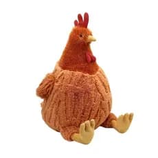 Brinquedo De Pelúcia De Frango Cecil Fofo 25 Cm , Boneca De Galo De Hambúrguer Para Meninas Calmante-Presente De Animal