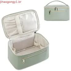 Bolsa de Maquiagem Wandering Nature, Organizador de Maquiagem para Viagem, Estojo para Pincéis de Cosméticos para Mulher