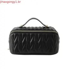 kit necessaire feminino necessaire feminino grande Novo saco cosmético feminino de grande capacidade moda High-End senti