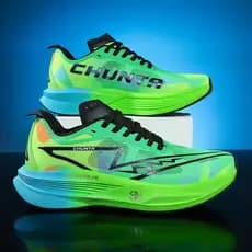 Racing Running Shoes Breathable Mesh Shock Absorption Professional Marathon Training CHUNTA Sneakers