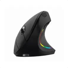 Mouse Vertical Bluetooth Kapbom RGB Recarregável Sem Fio 2.4GHz 2400 DPI Ergonômico