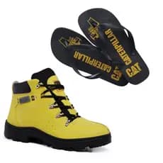 Bota Coturno Bullgat  Masculino Estiloso e Confortável Dia a Dia + Chinelo