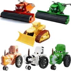 Novos Carros Frank Orange Harvester Uncle Cow, Modelo de Carro de Brinquedo Infantil em Liga Metálica