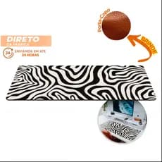 Mousepad Gamer Antiderrapante Zebra Zebrinha Grande 80x30