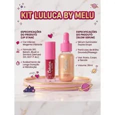 Kit maquiagem Sérum Glow + Got It All Blush 3 em 1 .. Kit Luluca by Melu