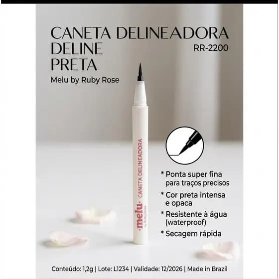 Caneta delineadora Melu Ruby Rouse