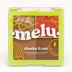 Paleta de blush e contorno Cheeks It Outh cor Melu