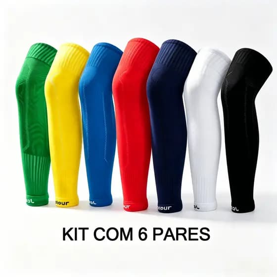 6pç pares Joelheira Esportiva Com Ventilação Para Vôlei / Basquete Jcolour confortável resistente