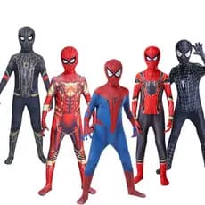Macacão do Homem-Aranha para Crianças de 2 a 12 Anos, Fantasia Casual para Cosplay 5148 3841