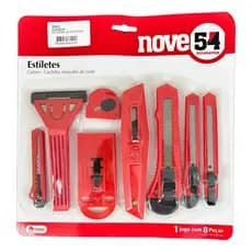 Conjunto de Estiletes Com 8 Peças Nove54