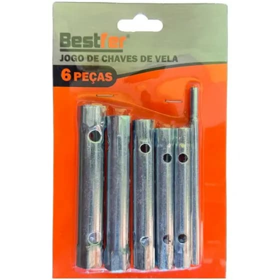 Jogo de Chave de Vela 6 peças Bestfer