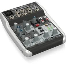 Mesa de Som 05 Canais Xenyx Mixer Analogico Q502 USB Console Behringer