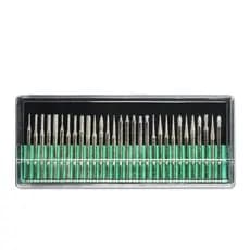 Kit 30 Brocas Diamantadas Unha Lixa Elétrica Nail Drill Profissional Gel Acrílico Fibra Cutilagem